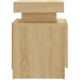 vidaXL Nočna omarica sonoma hrast 45x35x52 cm iverna plošča | Shoptok.si