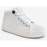 Big Star Kids Classic High Sneakers LL374002 White Cene