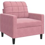vidaXL Sedežna garnitura 3-delna z blazinami roza žamet | Shoptok.si