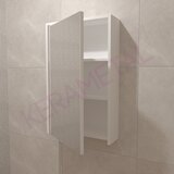 Kerametal snow white KN-50 gornji ormarić sa ogledalom | Eponuda.com