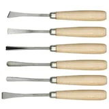 6 lesenih dlet za rezbarjenje 160mm