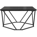  Kava Stol Crni hrast 80 x 80 x 45 cm Inženjerska drva i čelik | Eponuda.com