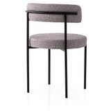 Hanah home Set od 2 trpezarijske stolice crno-sive boje | Eponuda.ba