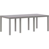  Vrtni set za objed 7 pcs Svjetlosiva Polt ratan | shoptok.hr