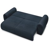 Bobochic Paris Tamno plava sklopiva sofa od samta 257 cm Lucien – | shoptok.hr