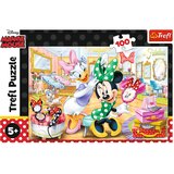 Trefl Disney Minnie - sestavljanka Minnie v kozmetičnem salonu, 100 kosov | Shoptok.si