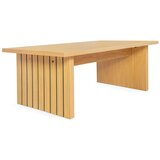 Woodman Stolić s pločom u dekoru hrasta u prirodnoj boji 60x120 cm Stripe - Cijene