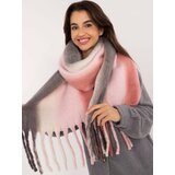 Wool Fashion Italia Scarf-AT-SZ-2320.50-Grey-Pink | Shoptok.si
