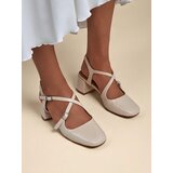 Resti Royal Fashion Women's Lolita Low-Heeled Pumps with Decorative Straps | shoptok.hr