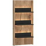 Stenski Panel Pardoo, Hrast/antracit