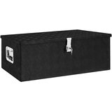  Kutija za pohranu crna 90 x 47 x 33,5 cm aluminijska | shoptok.hr