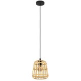 Eglo 390152 - visilica na sajli montezuelo 1xE27/40W/230V &amp;oslash; 24 cm bambus Slike