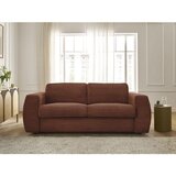 Bobochic Paris Narančasta sofa za spavanje/sklopiva od samta 240 cm Hugo – | shoptok.hr