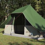 Tipi šator s krovom s pohranom Zelena 364 x 281 x 257 cm taft | shoptok.hr
