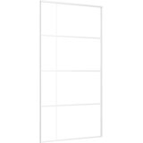  Klizna vrata od stakla ESG i aluminija 102,5 x 205 cm bijela | Eponuda.ba