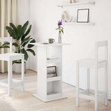 vidaXL Barski stol s prostorom bijeli 60x60x102 cm drveni | shoptok.hr