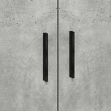  Skladišna krevetna konstrukcija Kontrastno siva 90x190 cm | shoptok.hr