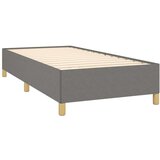  Krevet s oprugama i madracem tamnosivi 100 x 200 cm od tkanine | shoptok.hr