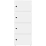  Regal za knjige bijeli 40x24x102 cm konstruirano drvo | shoptok.hr