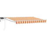 Ručna zlačivna tenda s LED diodama Šareni 3,5 x 2 m | shoptok.hr