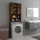 Ormarić za perilicu rublja boja dimljenog hrasta 64x25,5x190 cm | shoptok.hr
