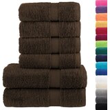  6-dijelni vrhunski set ručnika SOLUND smeđi 600 gsm | shoptok.hr