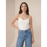 Sinsay Pamučni top na naramenice | shoptok.hr