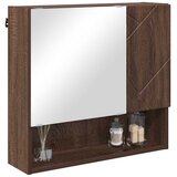  Ogledalo ormar Smeđi hrast 59 x 17 x 55 cm Konstruirano drvo | shoptok.hr