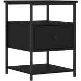  Noćni ormarići 2 kom crni 40 x 42 x 56 cm od konstruiranog drva | shoptok.hr