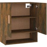  Stenska omarica dimljeni hrast 60x31x70 cm konstruiran les, (20716071) | Shoptok.si