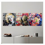 WALLXPERT dekorativna slika od kaljenog stakla apst (uv 857) 50 x 50cm, 3 dela Cene