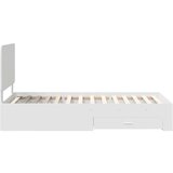 Konstrukcija postelje Bela 90 x 190 cm Konstruiran les, (5000102132) | Shoptok.si