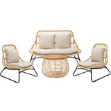 Livetastic sedežna garnitura, naravne barve | Shoptok.si