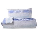 Family posteljina pamuk Adriana Collection 140x200 palme plavo - srebrna | shoptok.hr
