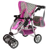  Dječja kolica za lutke 2-u-1 torba za nosiljku pink stars | shoptok.hr