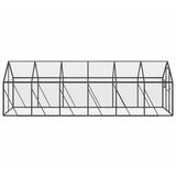 Kavez za ptice antracit 1,79x6x1,85 m aluminijski | shoptok.hr