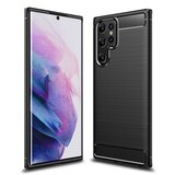 mobiline.si gumijasti / gel etui Carbon za Samsung Galaxy S22 Ultra - črni Cene