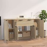  Komoda 3 kosi sonoma hrast inženirski les, (20654682) | Shoptok.si