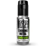 Green Stuff World Chrome Paint Airbrush 17ml | Hrom boja za airbrush Slike
