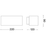 Ideal Lux - Spoljna zidna svetiljka ANDROMEDA 1xE27/60W/230V IP55 antracitna | Eponuda.com