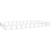  Kavez za pse srebrni 50 m² čelični | shoptok.hr
