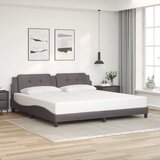  Okvir za krevet bez madraca Zadar sivi 200x200 cm od umjetne kože | shoptok.hr