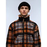 Napapijri Flis jakna 'T-Montepiana' plava / morsko plava / moka smeđa / narančasta | shoptok.hr