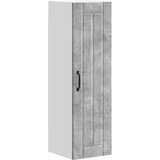  Ormar za Zid Lucca Betonska siva 30 x 31 x 100 cm | shoptok.hr