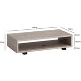 Livetastic Klubska Miza Zena, Peščena Barva | Shoptok.si