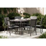 Ambia Garden VRTNA MIZA kovina, umetna masa črna | Shoptok.si