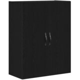  Highboard 2 pcs Crni hrast Inženjersko drvo i staklo | shoptok.hr