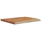 vidaXL Zidna polica 50x40x2,5 cm pravokutna bagremovo drvo živi rub | shoptok.hr