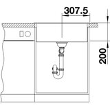 Blanco sudopera naya 6 crna 615x510/200 mm | ePonuda.com