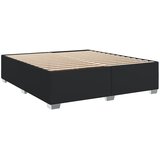  s oprugama i madracem crni 180 x 200 cm od umjetne kože | shoptok.hr